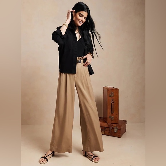 Banana Republic Factory Pants - 📏📷Banana Republic Tencel Wide-Leg Pant